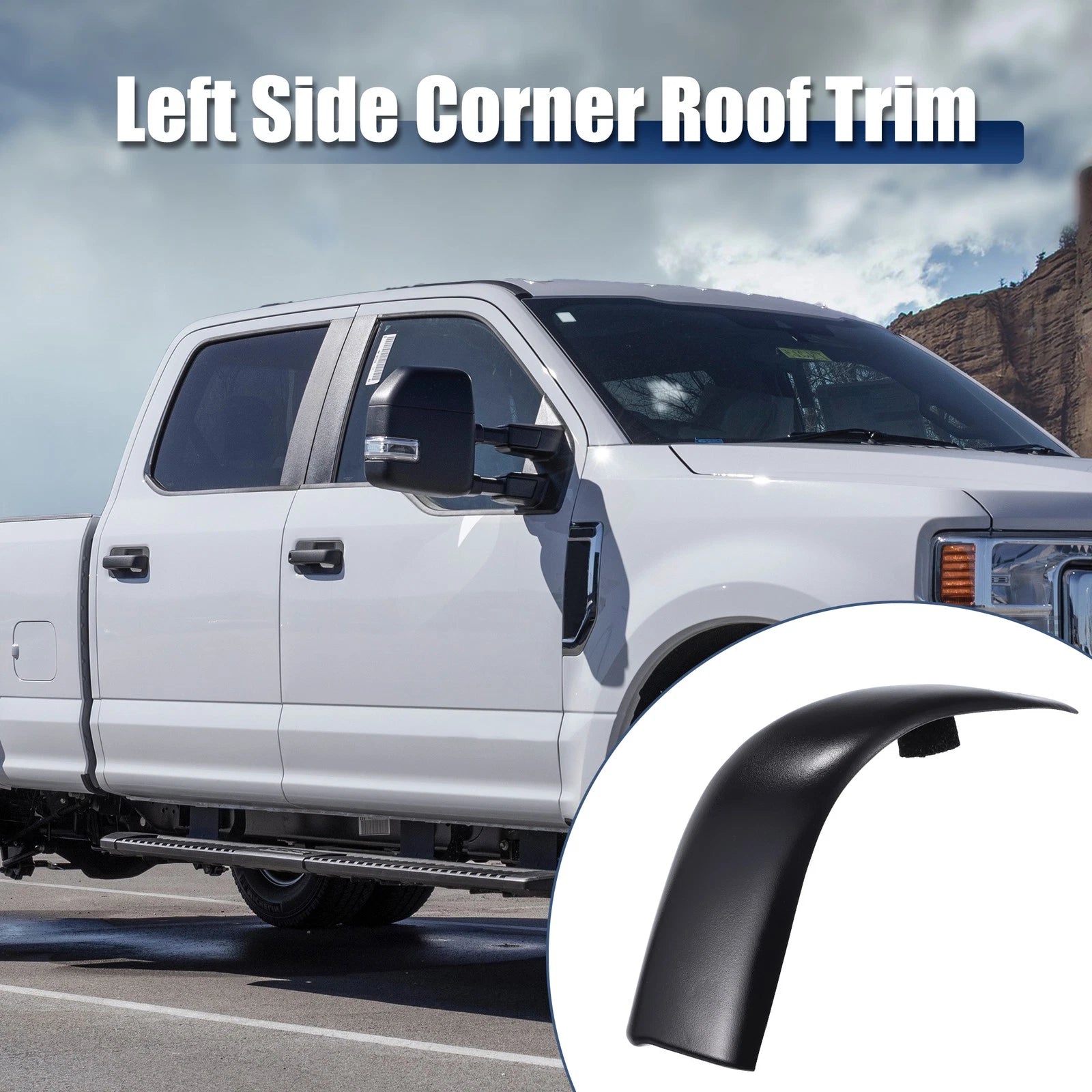 Left Side Pillar Decorative Cover for Ford F250 F350 (2011–2016)