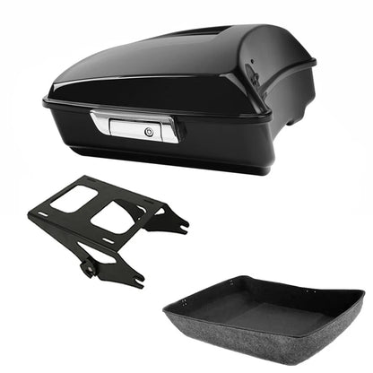 Chopped Trunk Mount Rack for Harley Road Street Glide FLHX (2014–2026)
