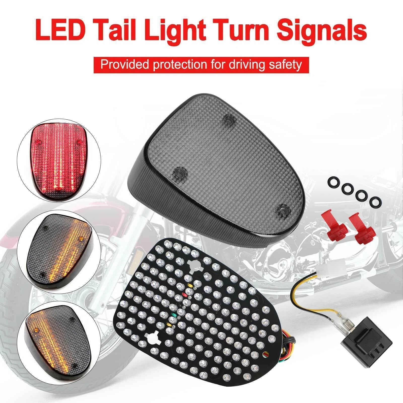LED Tail Light Turn Signals for Yamaha Royal Star V-Star Classic Road Star (N/A)