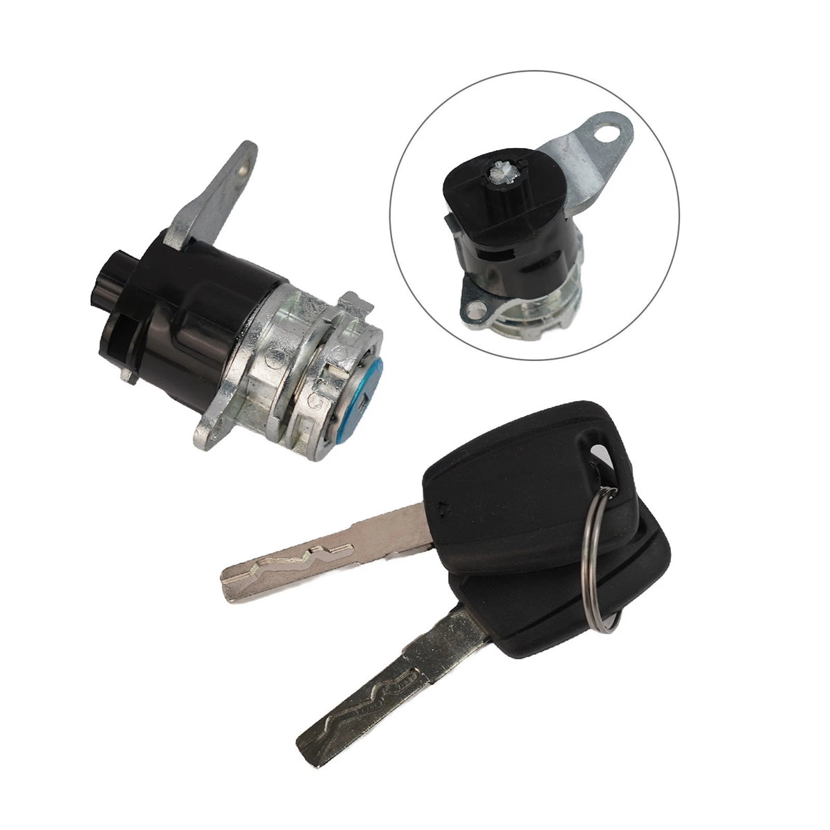 Keyed Entry System Door Lock Cylinder & Key Pair for Fiat Ducato (2006–2023)