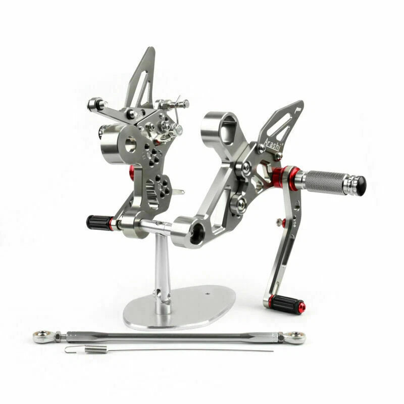 Adjustable Rearsets Foot Pegs Rear Set for Yamaha MT-09 FZ-09 (2014) Gray T9