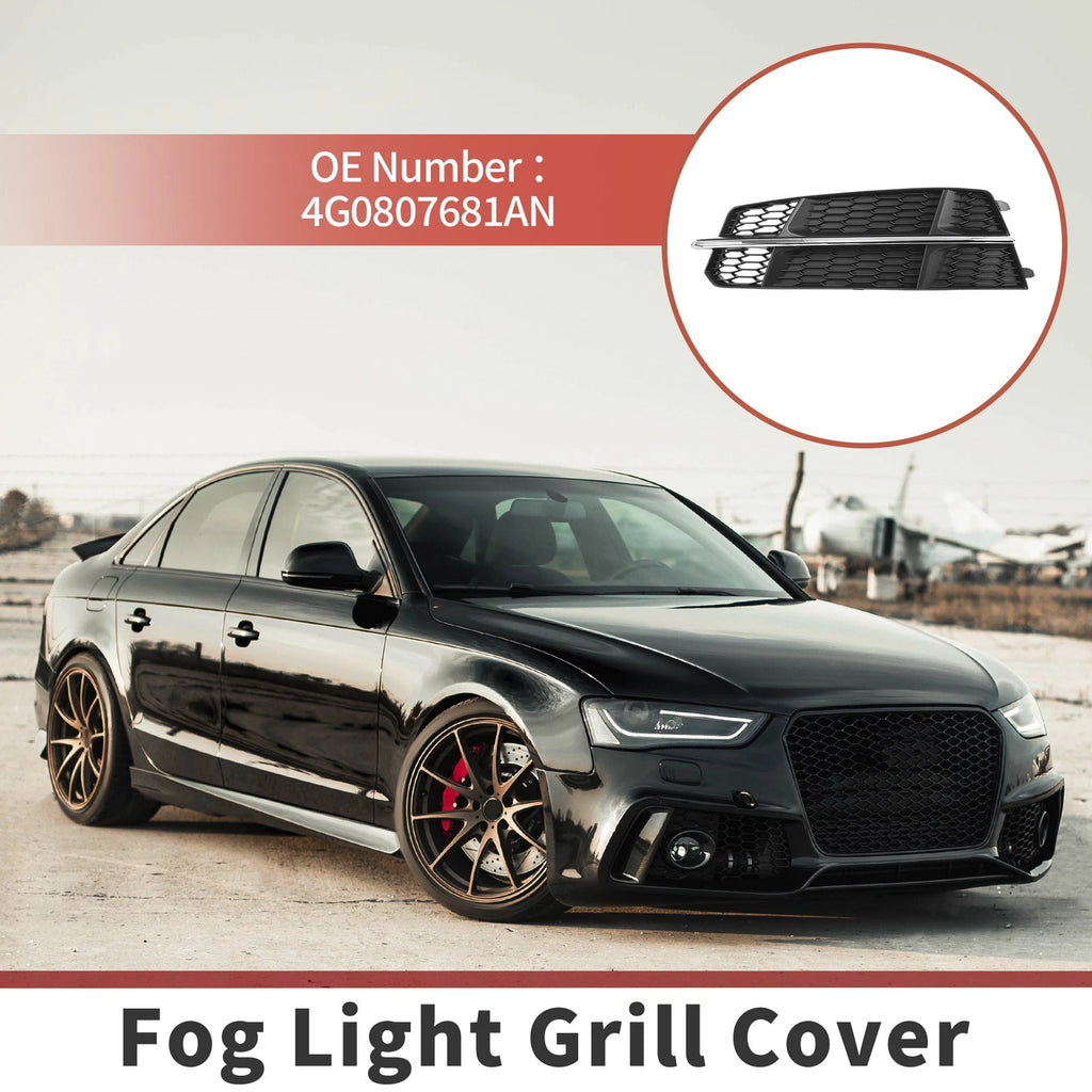 Fog Light Grill Front Left Replacement for Audi A6 C7 S-Line (2015–2018)
