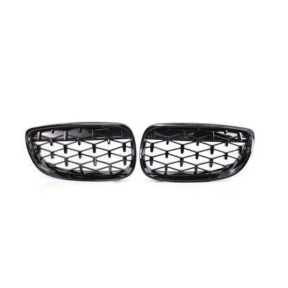 Front Kidney Grill Diamond Grille For BMW 3 Series E92 06-2010 E93 2007-2010