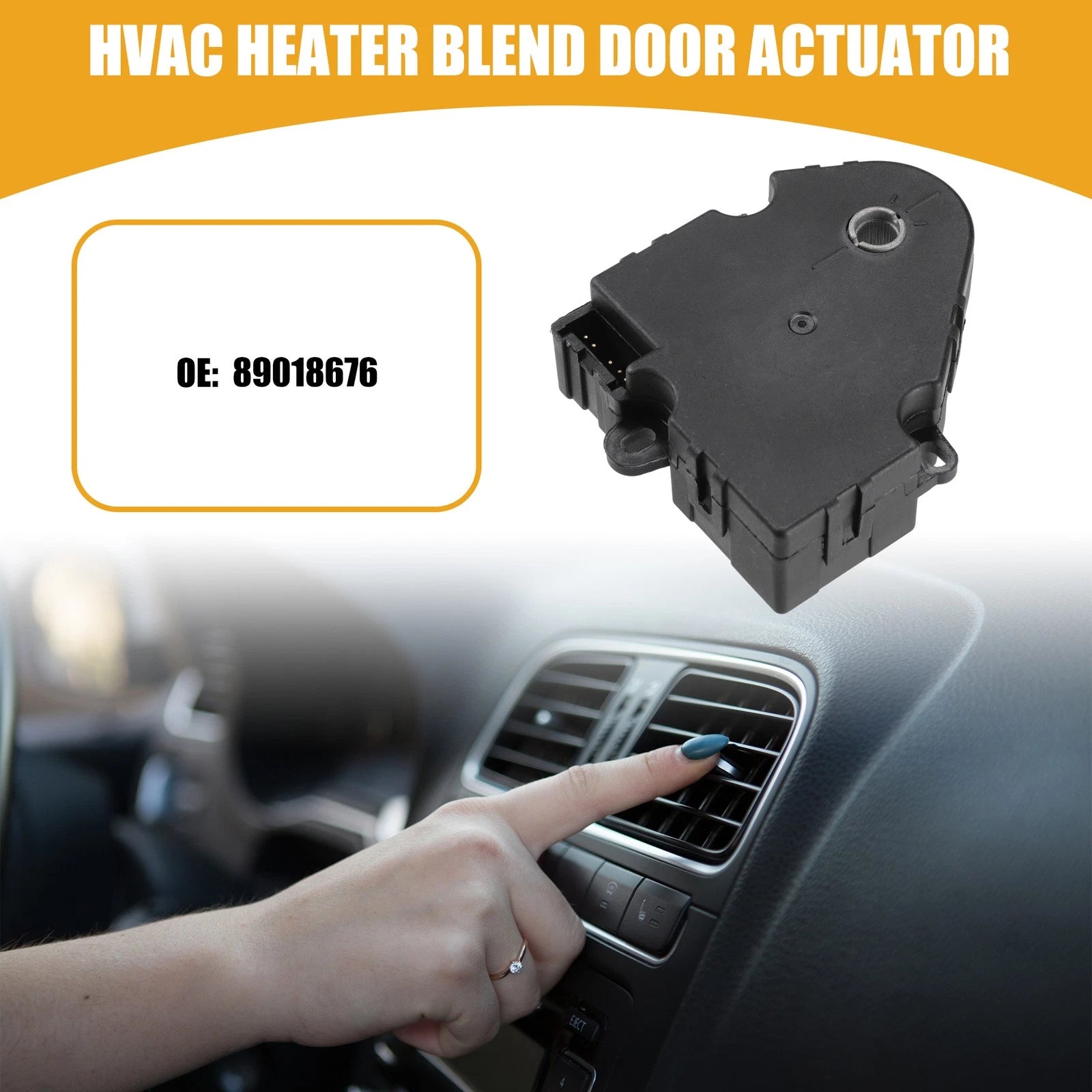 HVAC Heater Blend Door Actuator Replacement for Chevrolet Trailblazer (2003–2009)