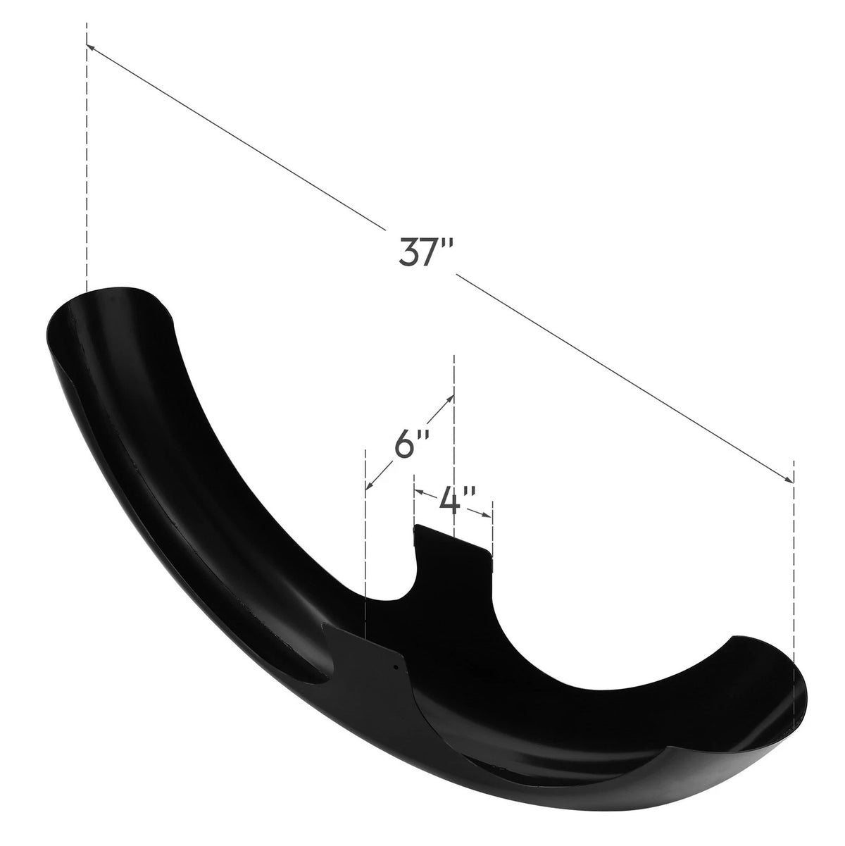 30" Wrapped Steel Front Fender for Harley Electra Glide (2014–2023)