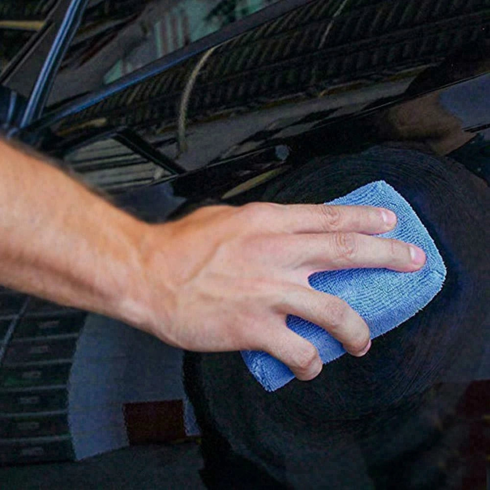 Microfiber Sponge Applicator for Auto C2M4 (12x8x4cm) Blue Car Pad Polishing