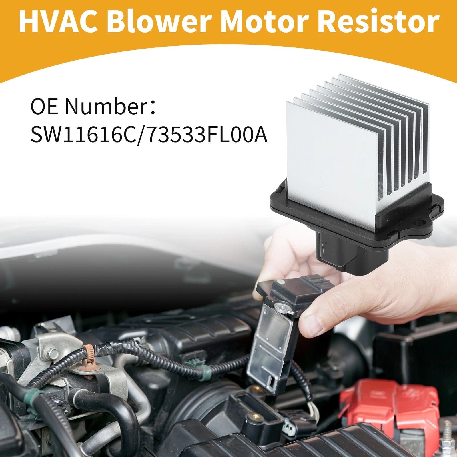 HVAC Blower Motor Resistor Replacement for Nissan X-Trail T32 (2014–2020)