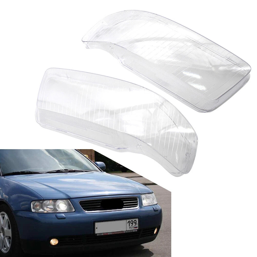 1 Pair Headlight Lens Cover for Audi A3 (2001–2003)