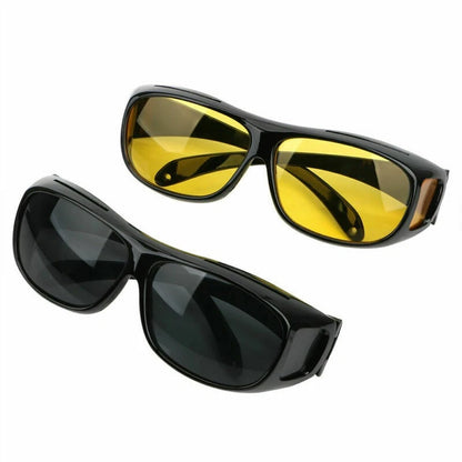 Sunglasses Polarized UV Protection Sports Night Vision Yellow Film