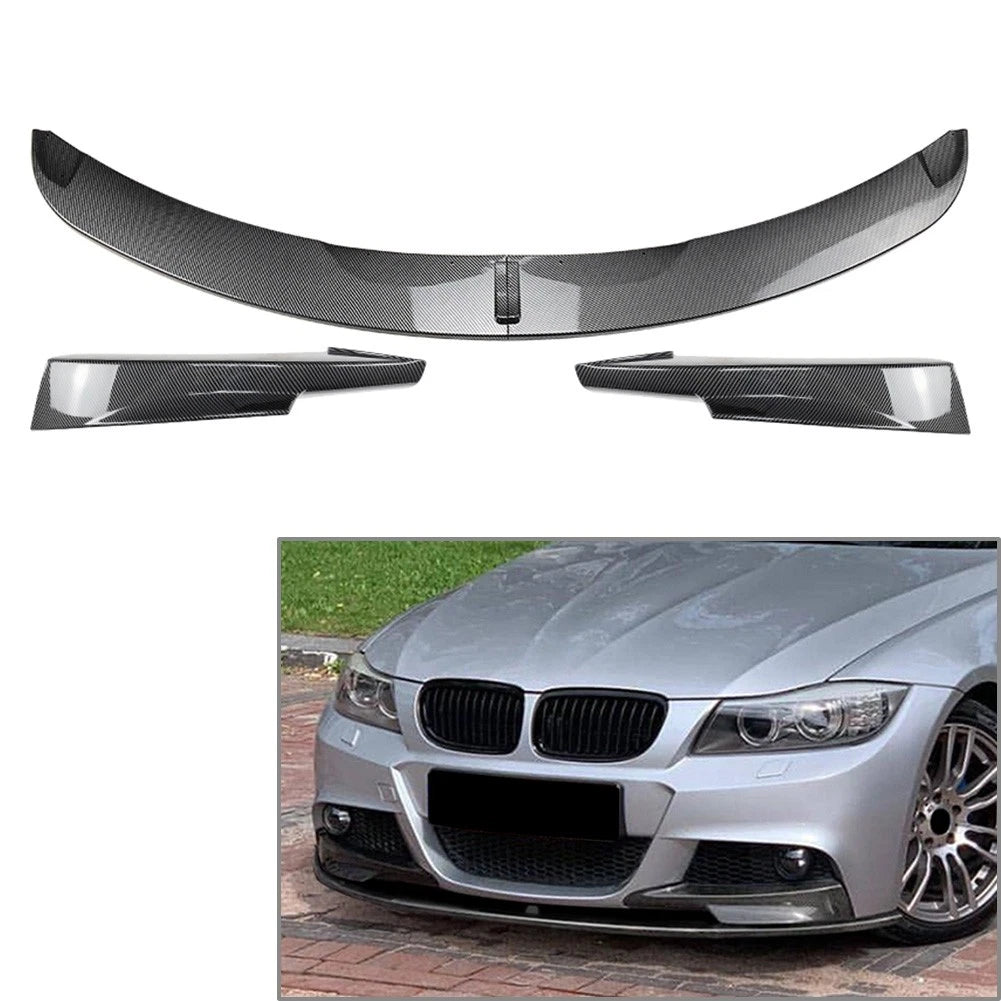 Front Bumper Spoiler Lip for BMW 3 Series E90 E91 M Sport (2009–2012)