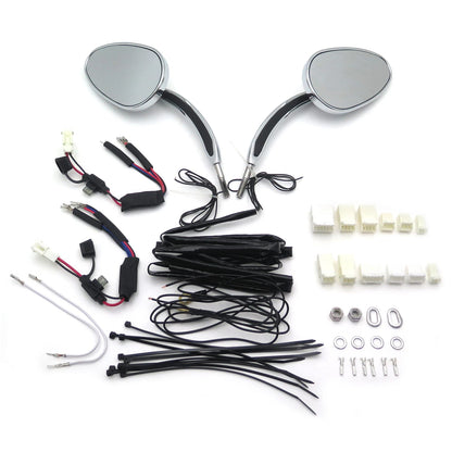 Integrated Arrow LED Turn Signal Mirror for Harley CVO Limited (2015–2023)