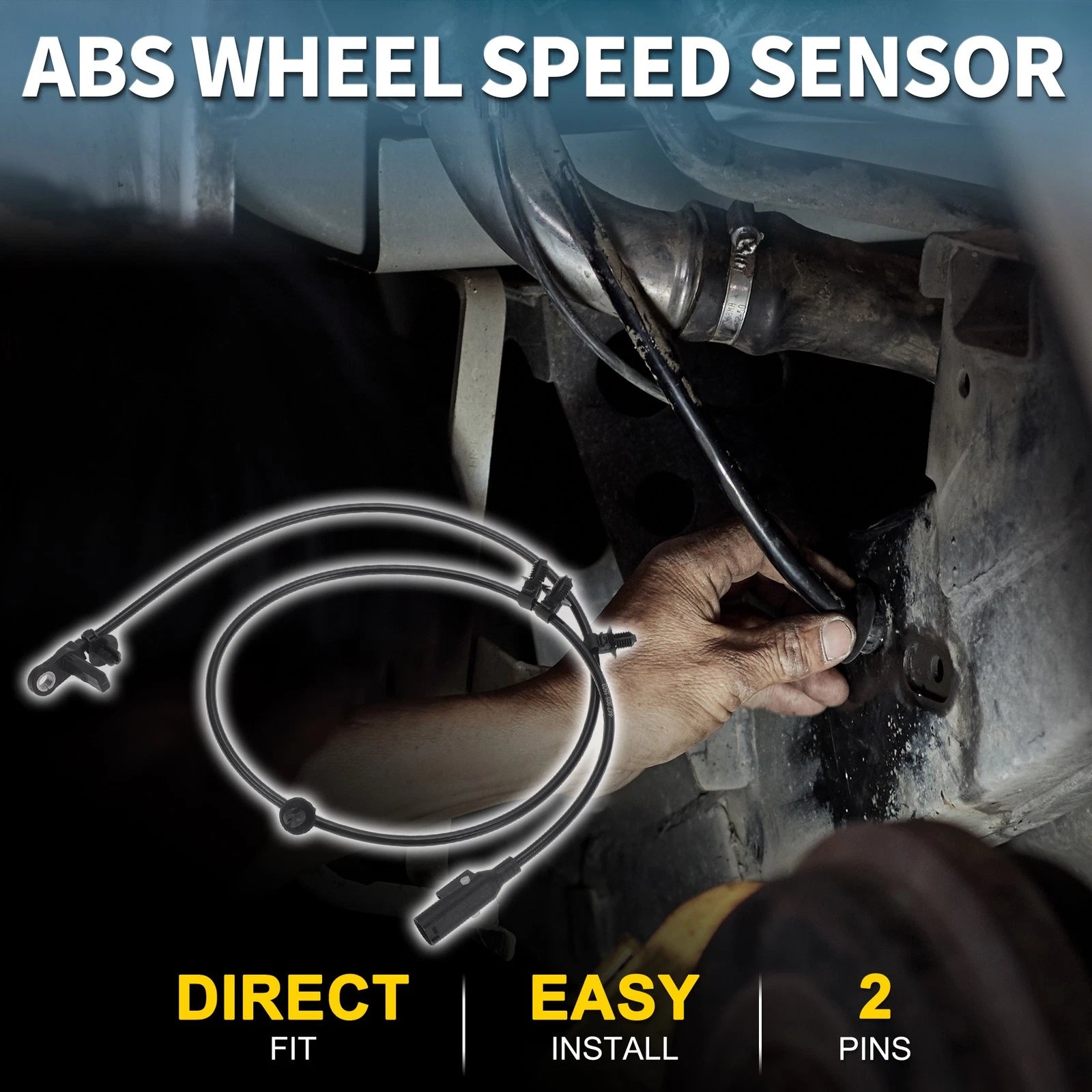 Rear Left ABS Wheel Speed Sensor Replacement for Mercedes-Benz Metris (2016–2023)