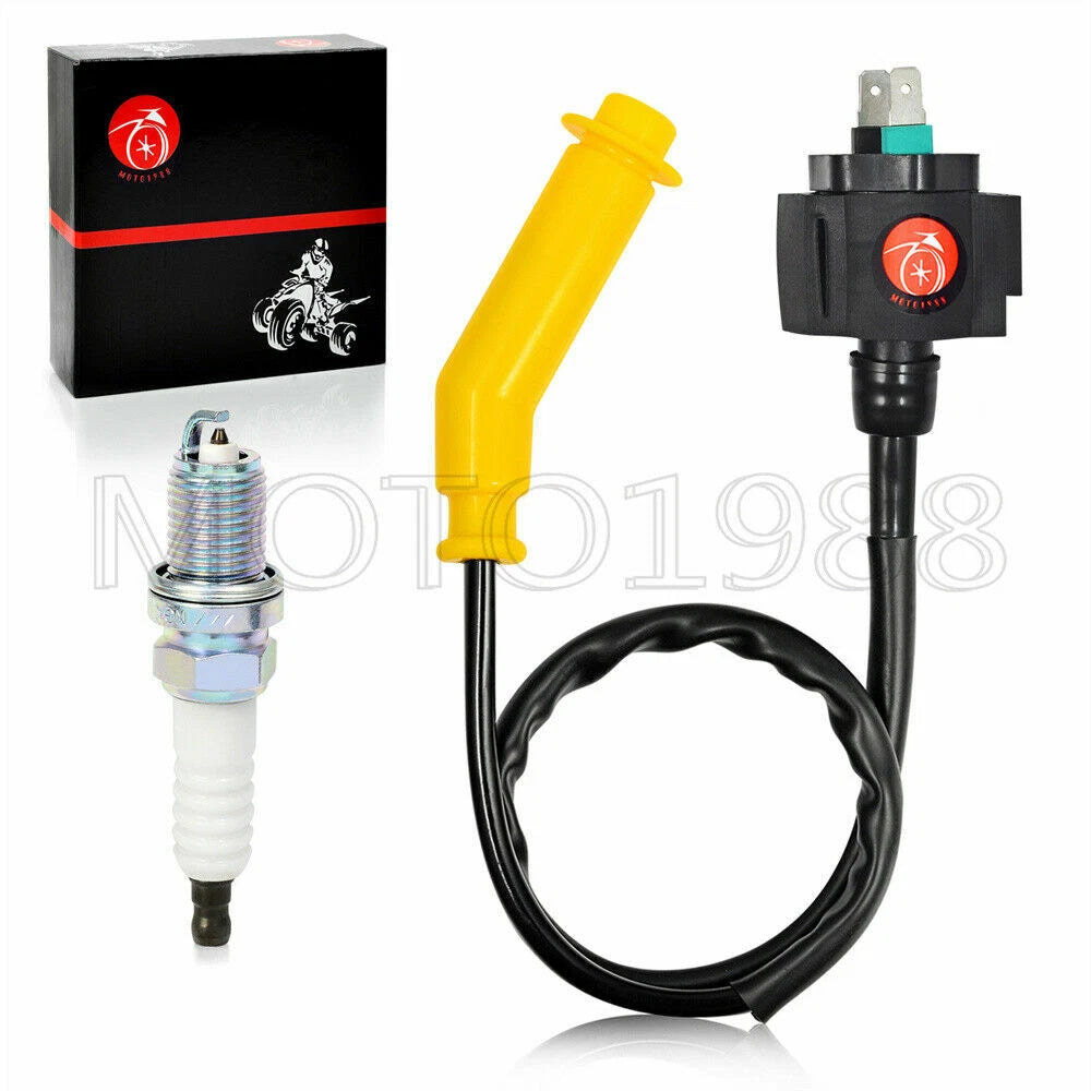 Ignition Coil W/ Spark Plug for Honda Foreman 500 TRX500 TRX500F (2005–2014)