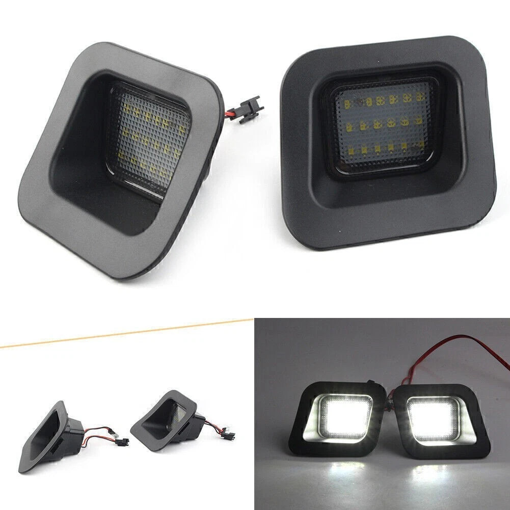 2X LED License Plate Lights for Dodge RAM 1500 2500 3500 (2003–2018)