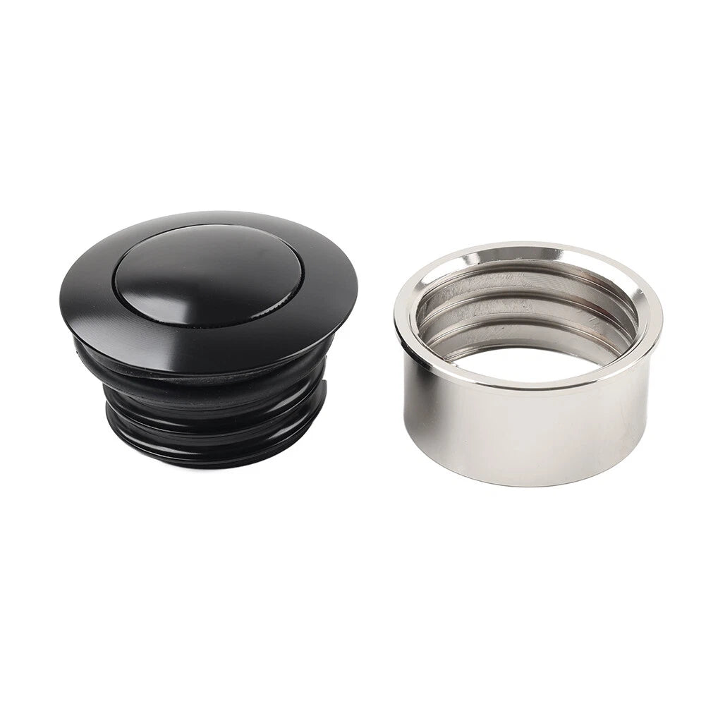Fuel Tank Cap with Modified Screw Conversion Nut for Harley Touring Sportster 883