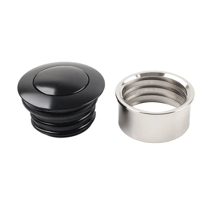 Fuel Tank Cap with Modified Screw Conversion Nut for Harley Touring Sportster 883