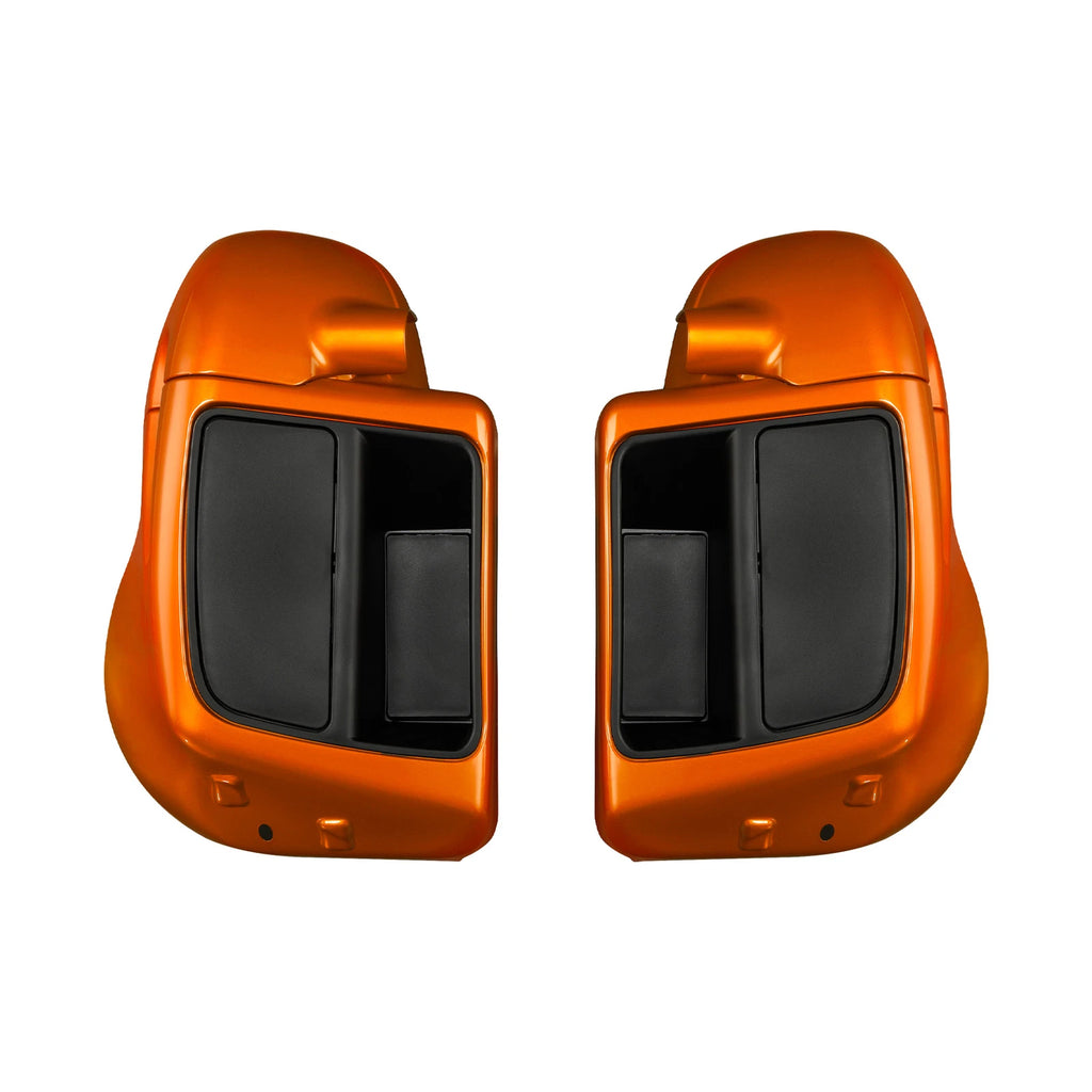 Lower Vented Leg Fairings for Harley Touring (2014–2024) Scorched Orange