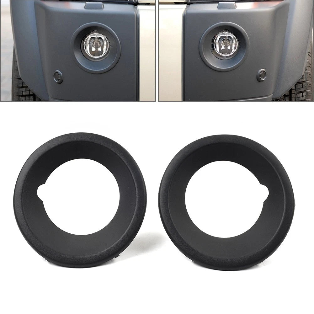 Fog Light Bezel Cover Set of 2 for Land Rover LR3 (2005–2009) Black