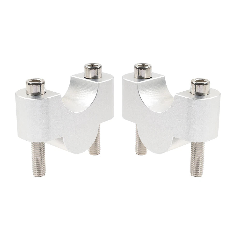 Handlebar Riser Lift Kit Clamps 1" 25mm for Honda Suzuki Kawasaki