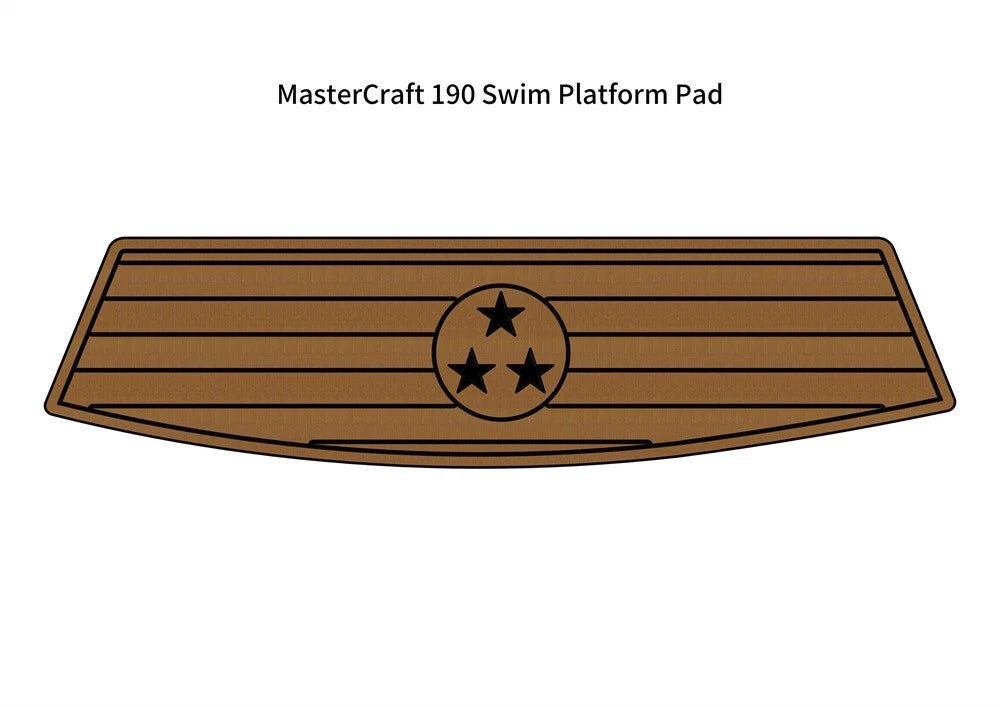 EVA Foam Teak Decking Flooring Pads for MasterCraft 190