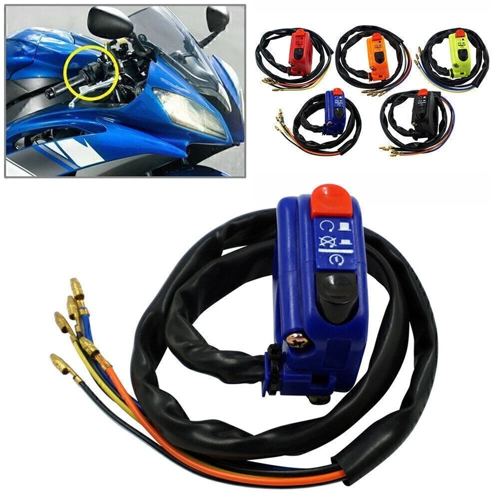 Ignition Switch for Motorcycle 7/8" Handlebar DC12V/10A