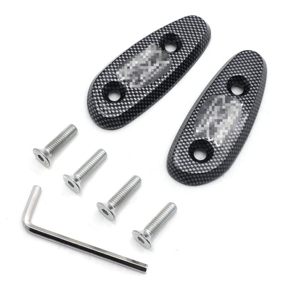 Mirror Block Off Base Plates for Suzuki GSX-R 600 750 1000 (2001–2004) Carbon