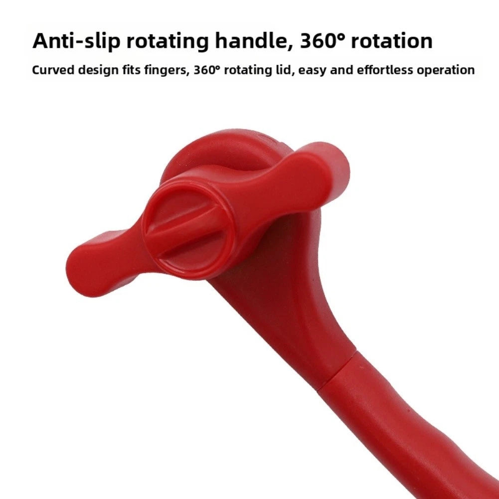 Compact Stainless Steel Can Opener Tool for Cans Lids Bottles