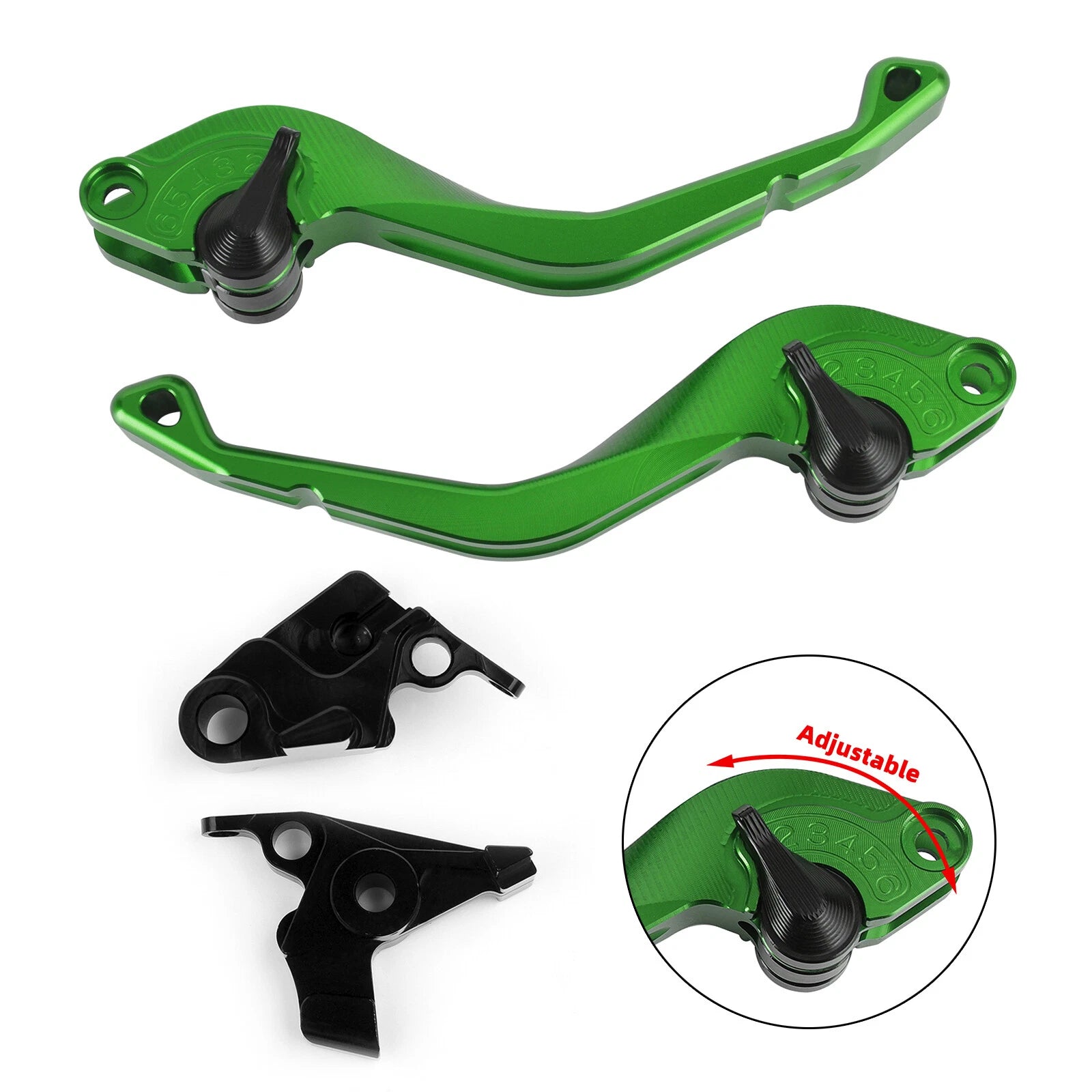 CNC Short Clutch Brake Lever for Kawasaki ER-6N NINJA 650R/ER-6F VERSYS (2006–2018)