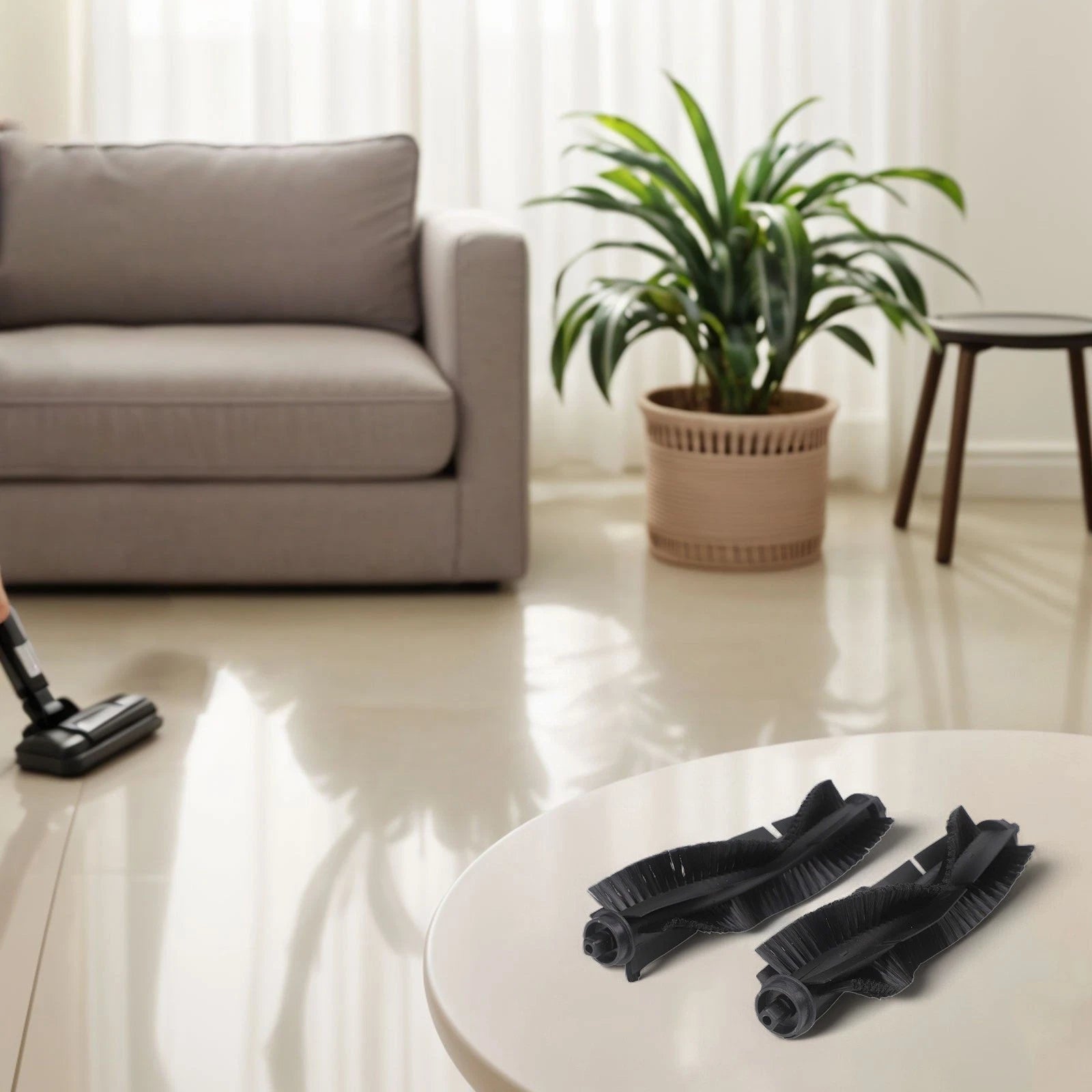 Replacement Floor Cleaning Brush for Indoor Use (2X)