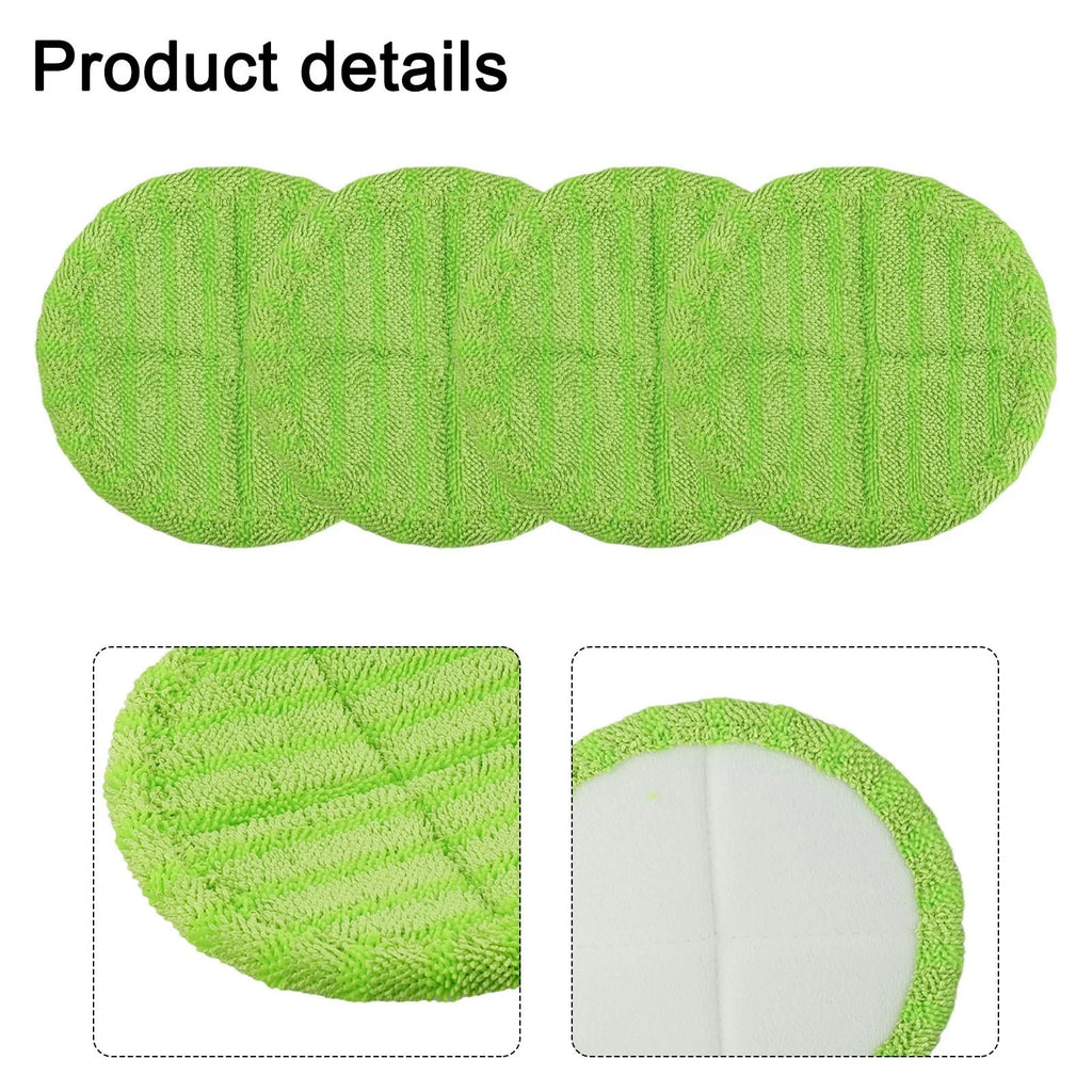 Electric Mop Pads Set of 4 with Absorbent Microfibre
