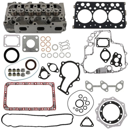 Full Cylinder Head Assembly + Gasket Kit for Kubota D782