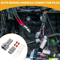 2 Pin Auto Wiring Harness Connector Plug for Honda (1 Set) (2000–2024)