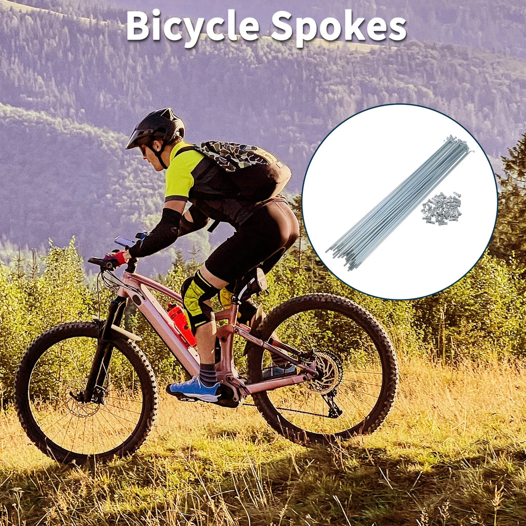 Bicycle Spoke Set 13G 267mm Steel Galvanized for Universal Use (45)