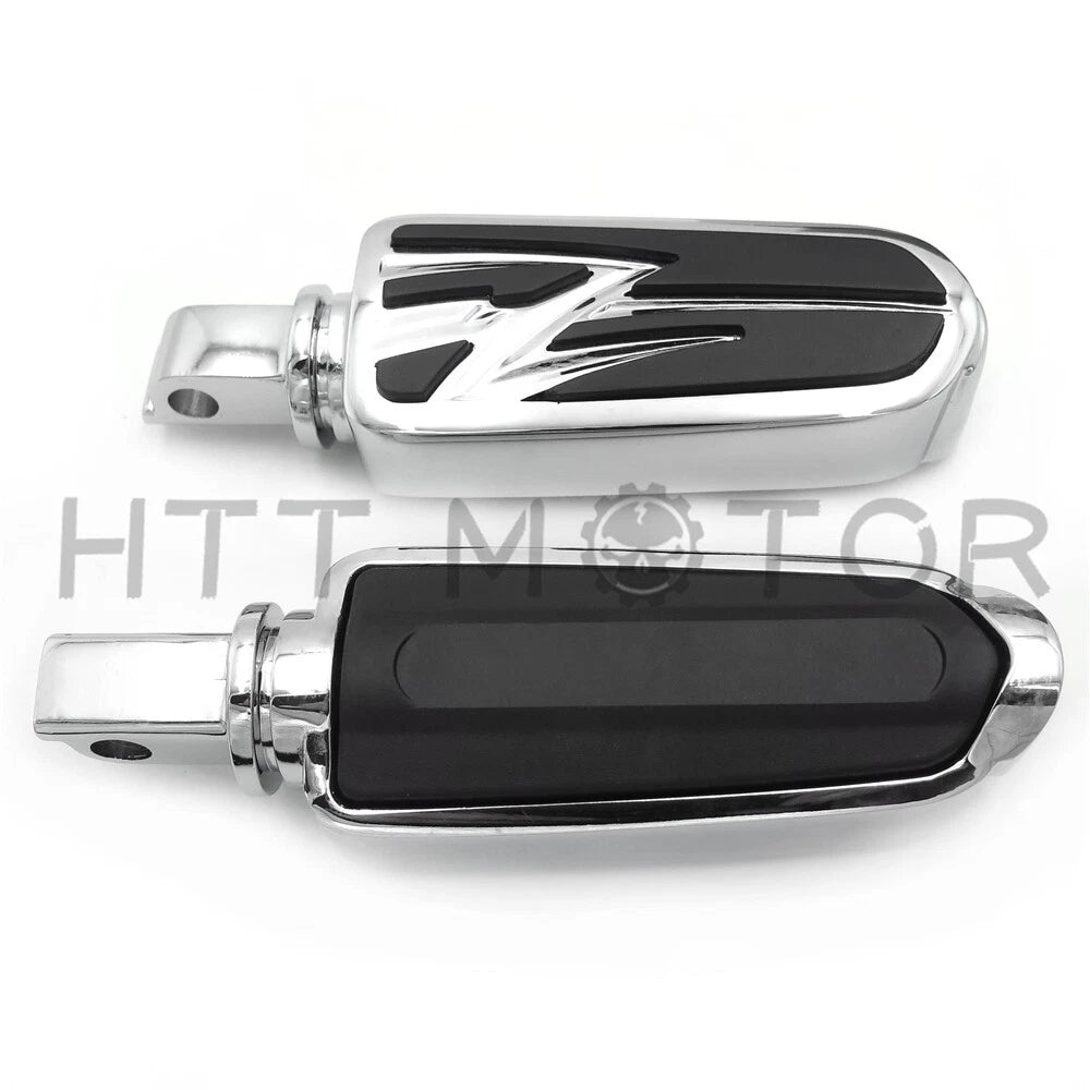 Chrome Flash Lightning FootPeg for Victory King Pin (Rear)