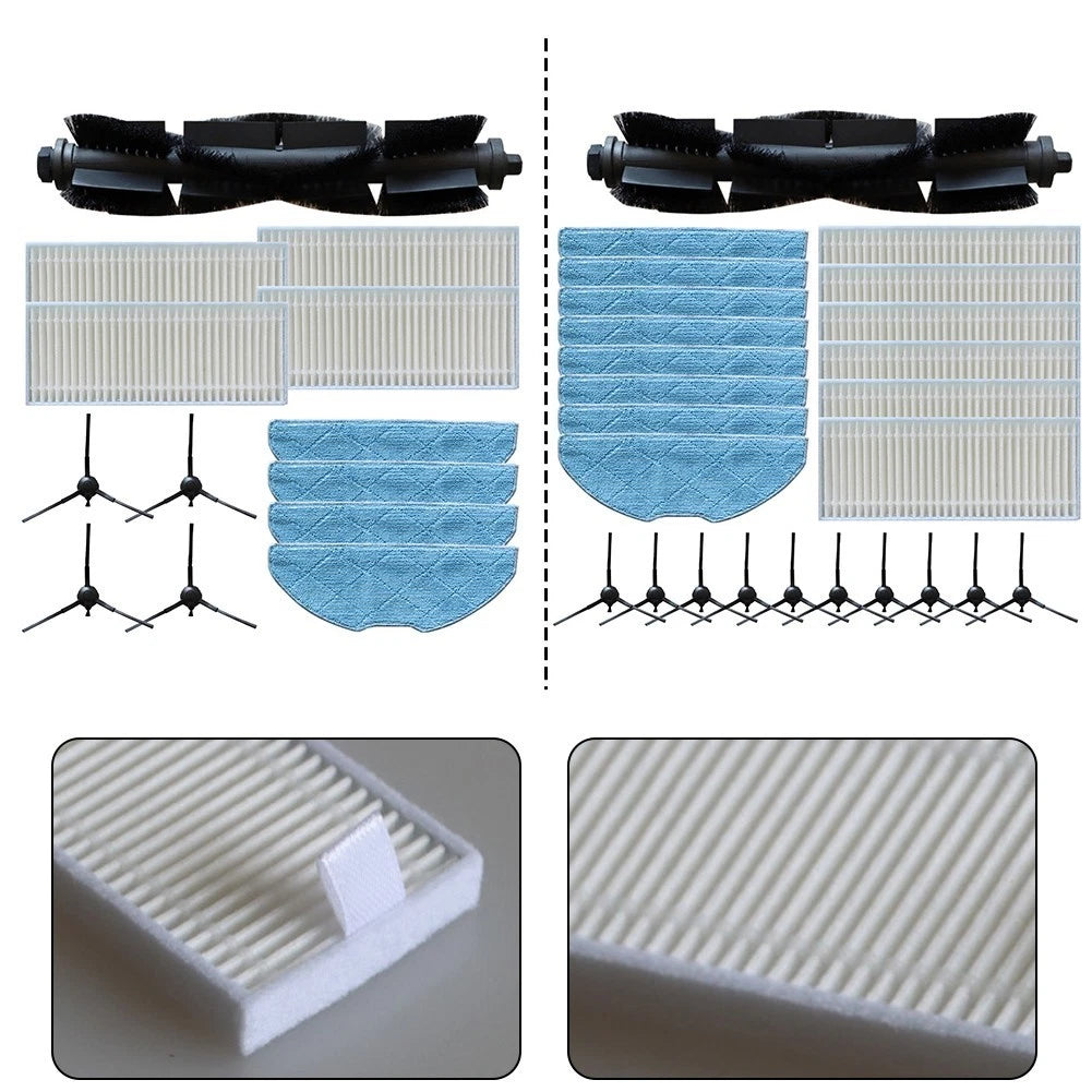 Mop Cloth Kit for XPlorer S135 S140 (with Replacement Brushes)
