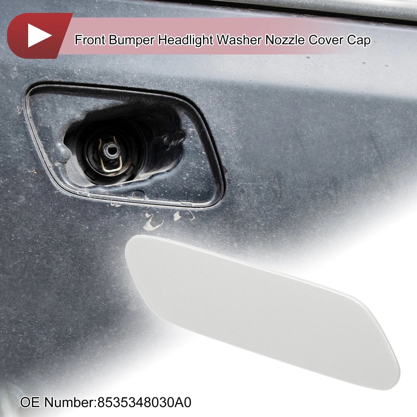 Front Right Washer Nozzle Cover Cap Replacement for Lexus RX350 (2016–2019)
