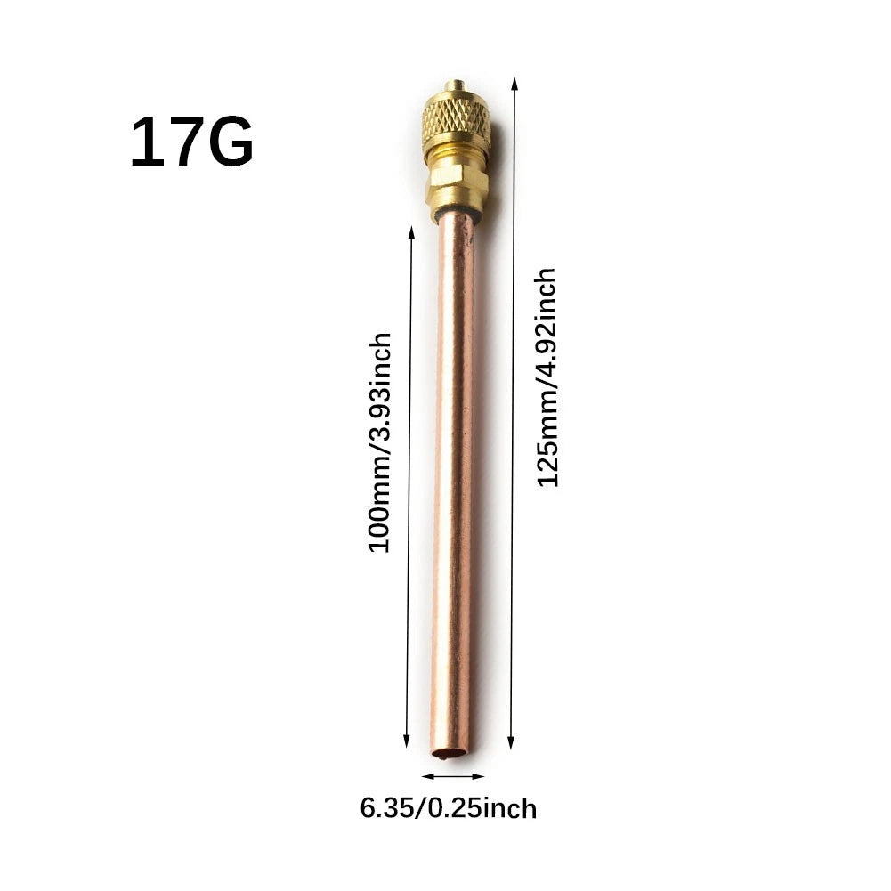 Set of 5 Refrigerators Maintenance Valves for Copper Tubes