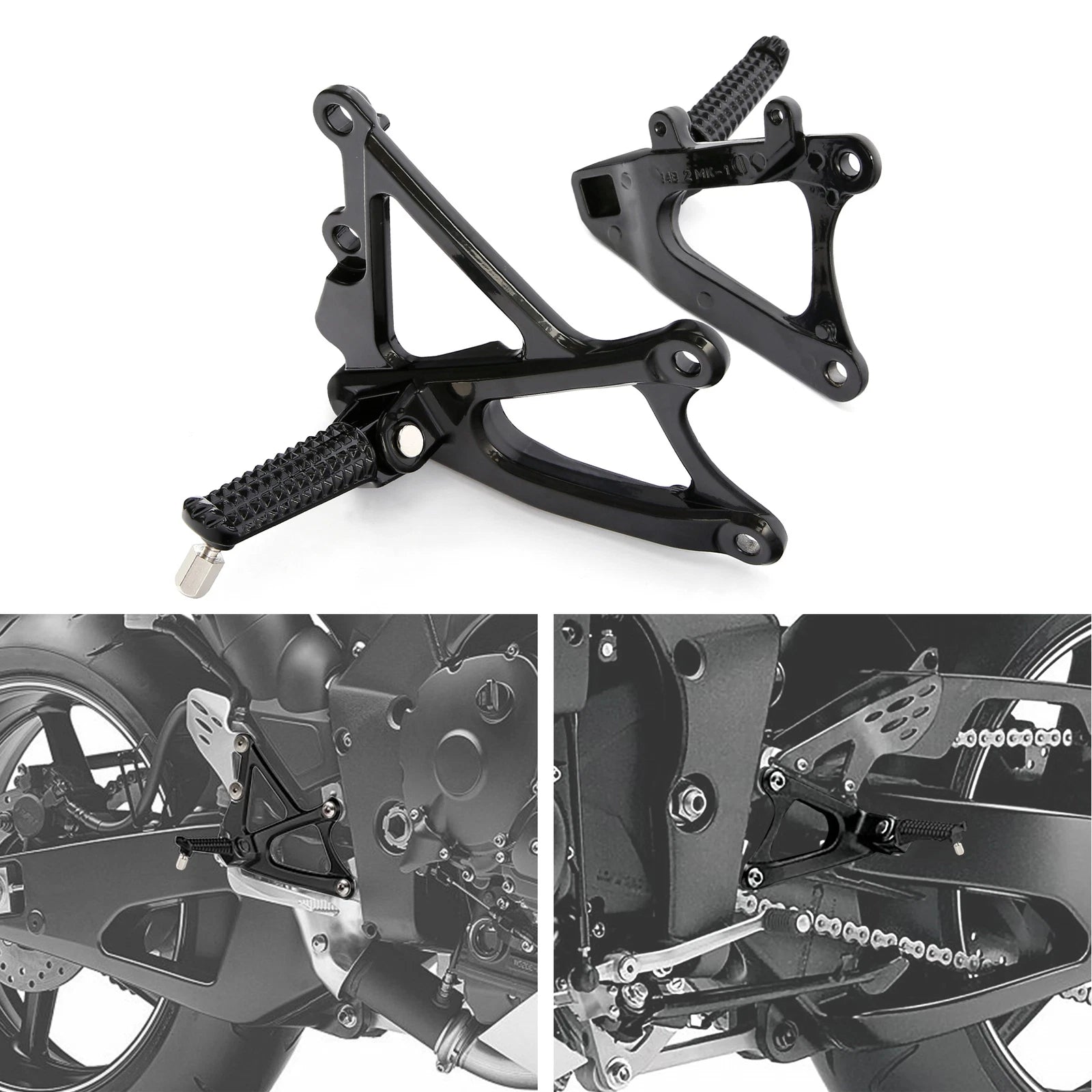 Front Footrest Footpeg Bracket for Yamaha YZF R1 (2009–2014)
