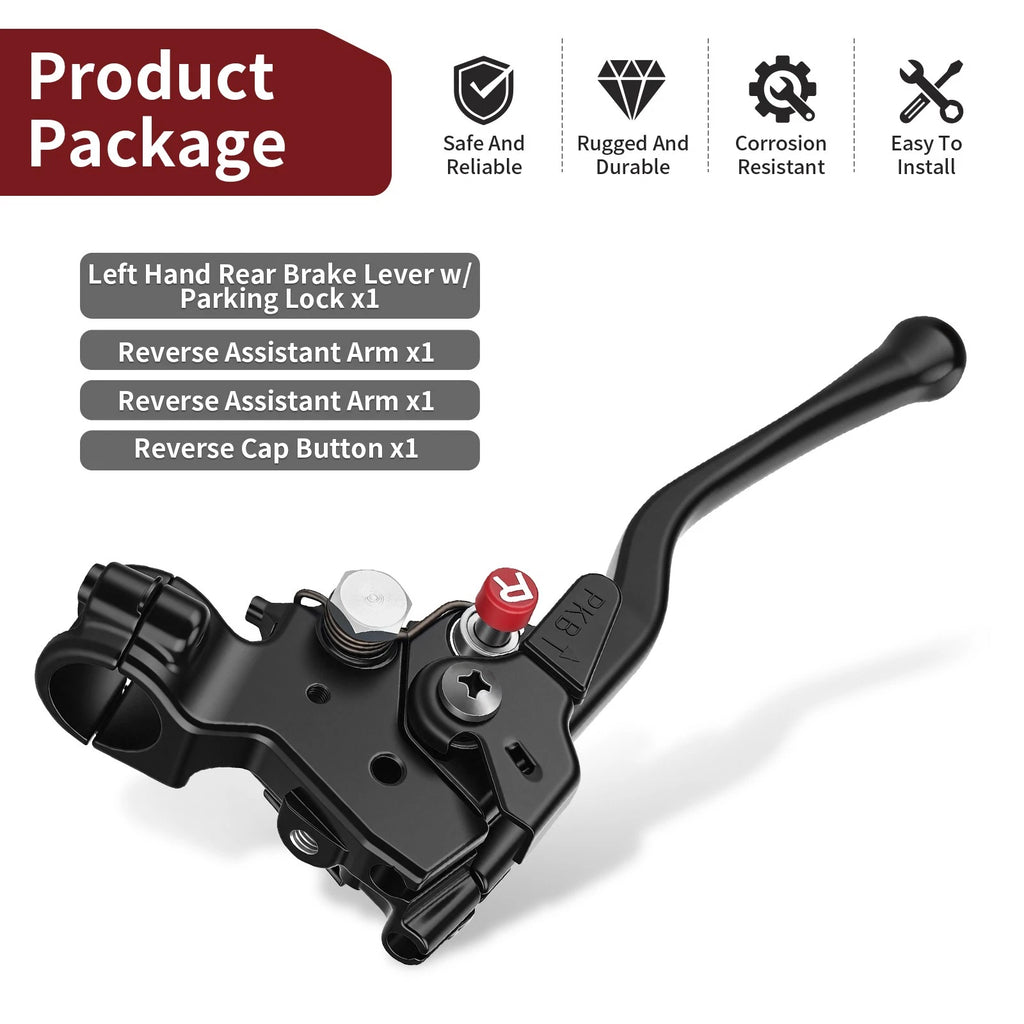 Left Hand Rear Brake Lever Assy for Honda Recon 250 TRX250TE (2002–2009, 2011–2014)