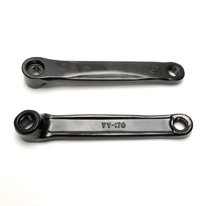 170mm Iron Crank Arm Set for Exercise Bike Left Right Rhombic Hole