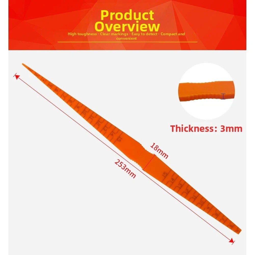 Hood Body Panel Gap Measuring Tool for Car (Clear Scale Markings)