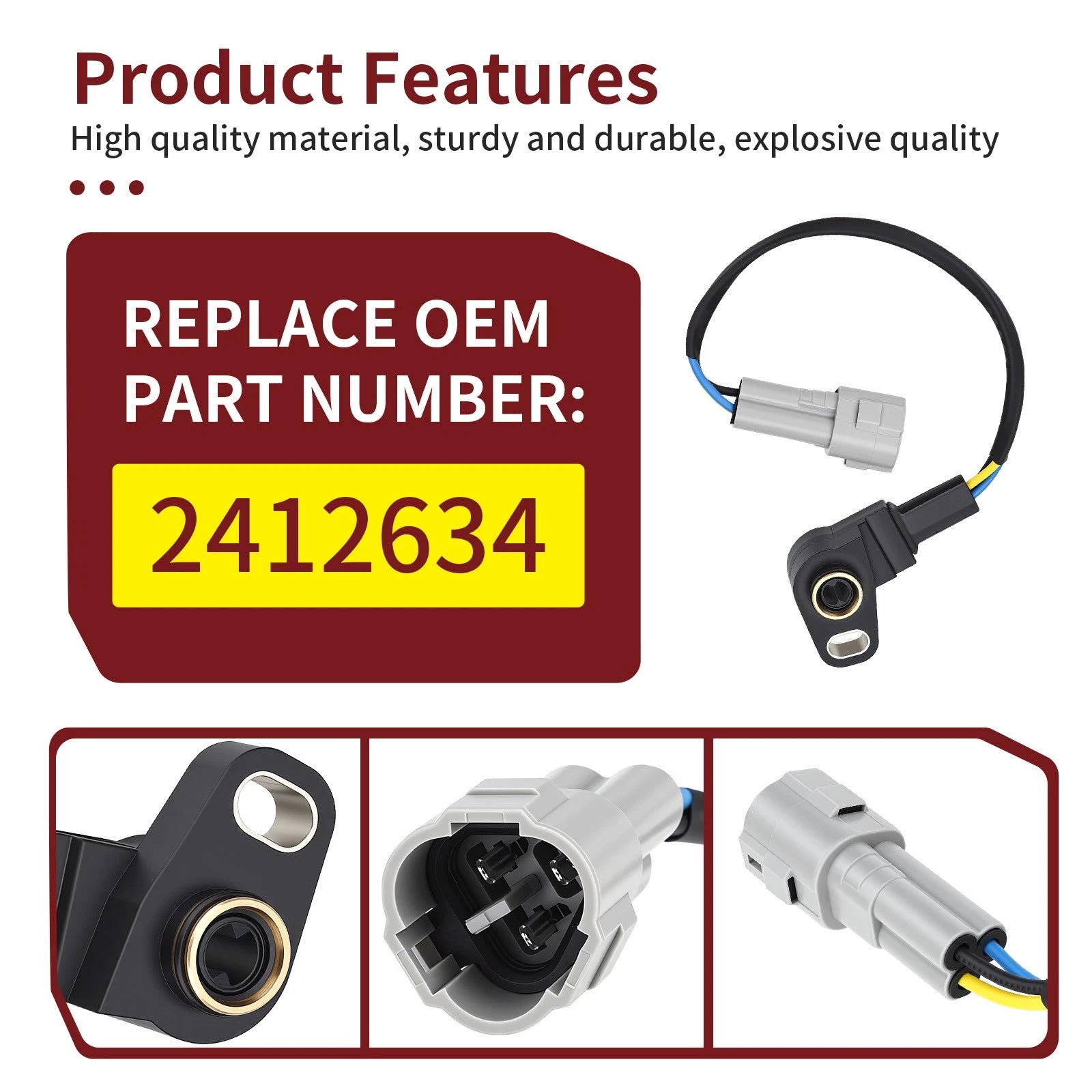 Throttle Position Sensor for Polaris Sportsman 1000 XP (2015–2025) 2412634