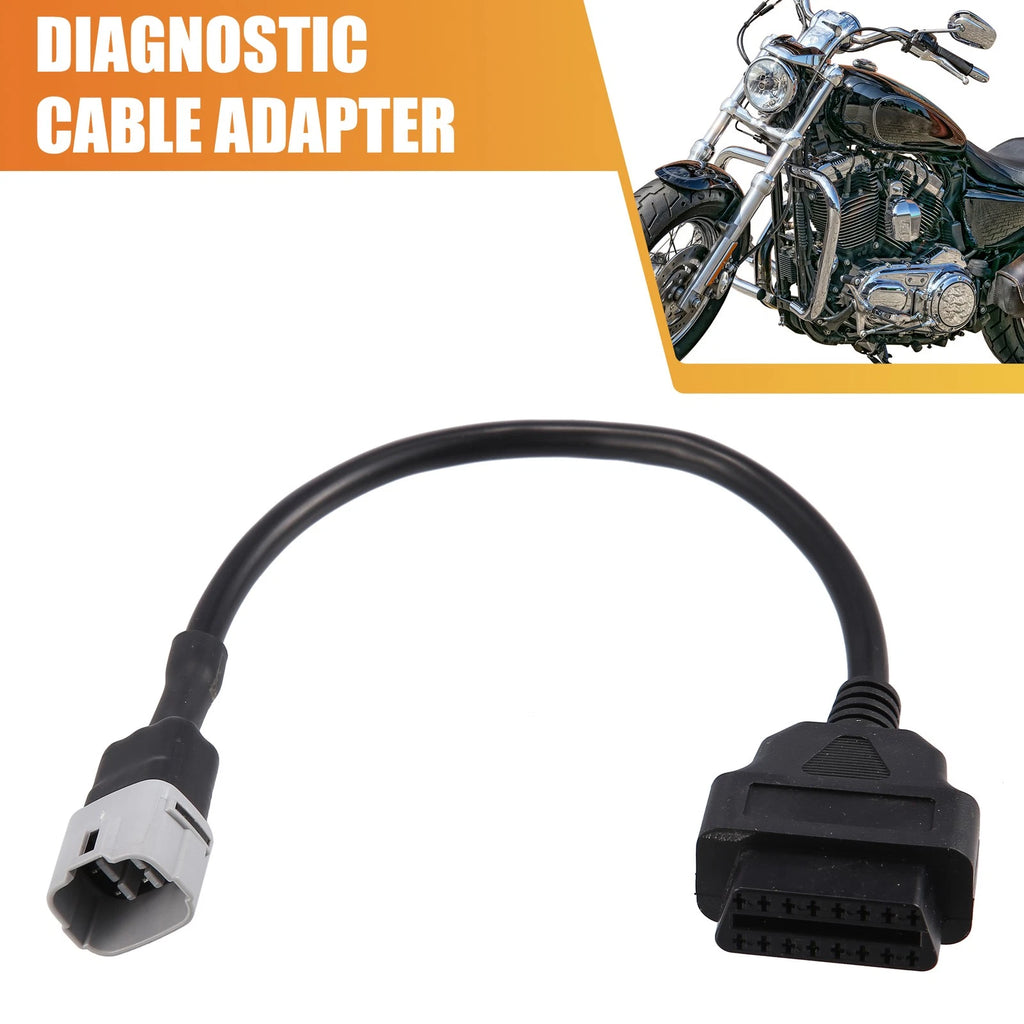 OBDII Diagnostic Cable 6 Pin for Suzuki Motorcycle (2010–2025)