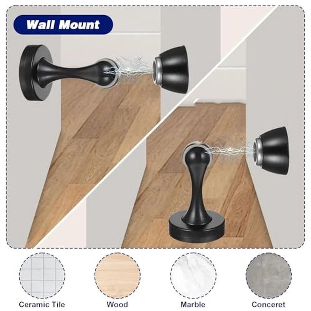 Zinc Alloy Magnetic Door Stop for High Traffic Environments