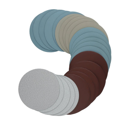 25pcs Sanding Discs for 5 Inch Tools (Wet & Dry)