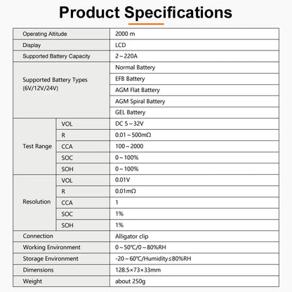 BT10 Digital Battery Analyzer for Automotive (2010–2023)