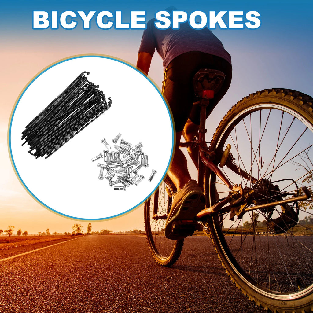 Bicycle Spokes 14G 97mm Steel Replacement for Mountain Bikes (1990–2020)