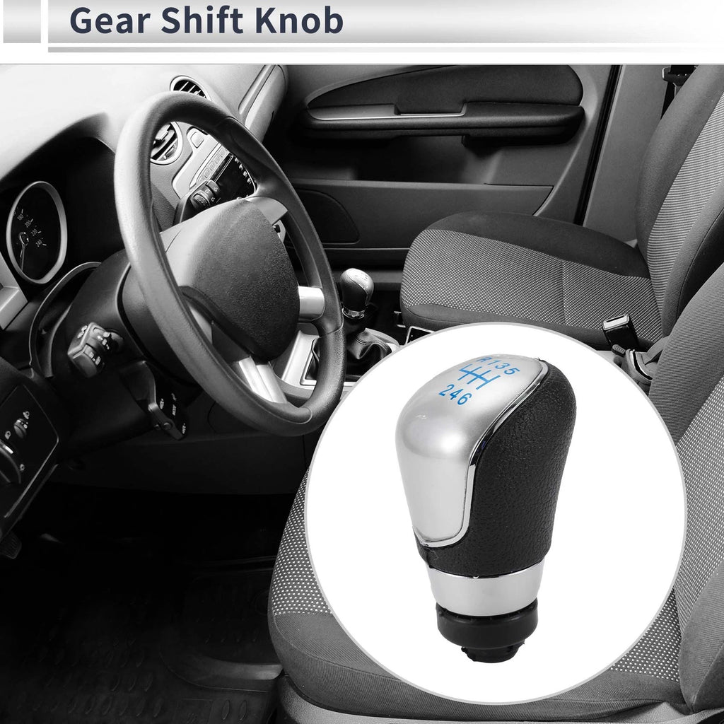 6 Speed Shift Knob Replacement for Ford Focus MK2 (2008–2011) Plastic Blue