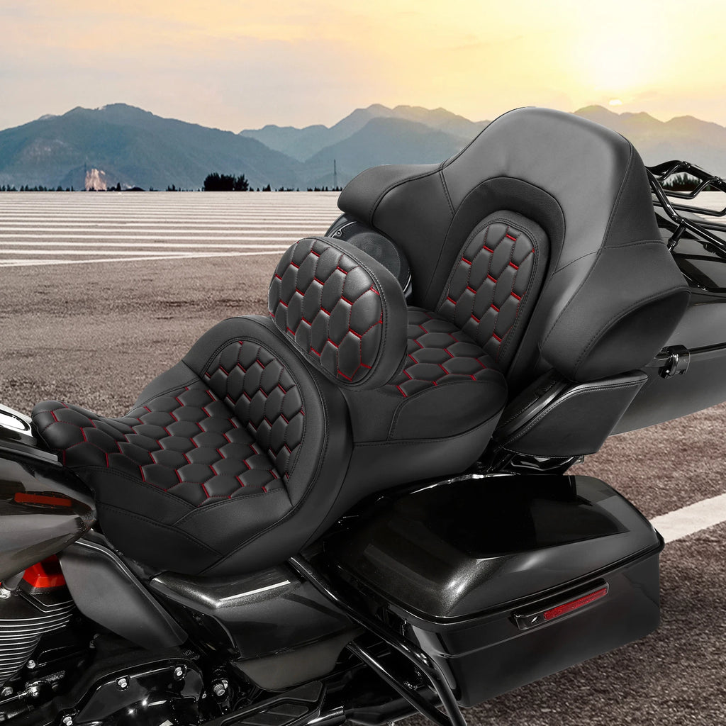 Driver Passenger Seat Backrest for Harley Electra Road Glide (2014–2023)