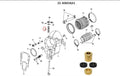 Shift Shaft Bushing Kit for Mercruiser Alpha 1 Gen II (repl 23-806036A1)